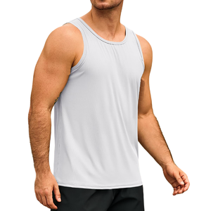Fabricant de vêtements respirants, débardeur pour hommes, mode tendance, vêtements de sport, débardeur uni pour hommes - Product Image 1