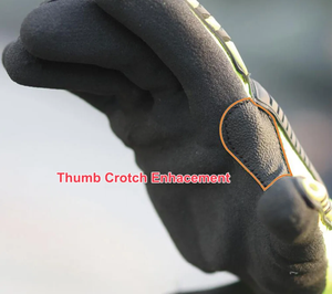 Gants de sécurité de mécanicien anti-impact les plus vendus pour les industries pétrolières et gazières respirant confortable 8 oz cuir synthétique Pakistan - Product Image 2