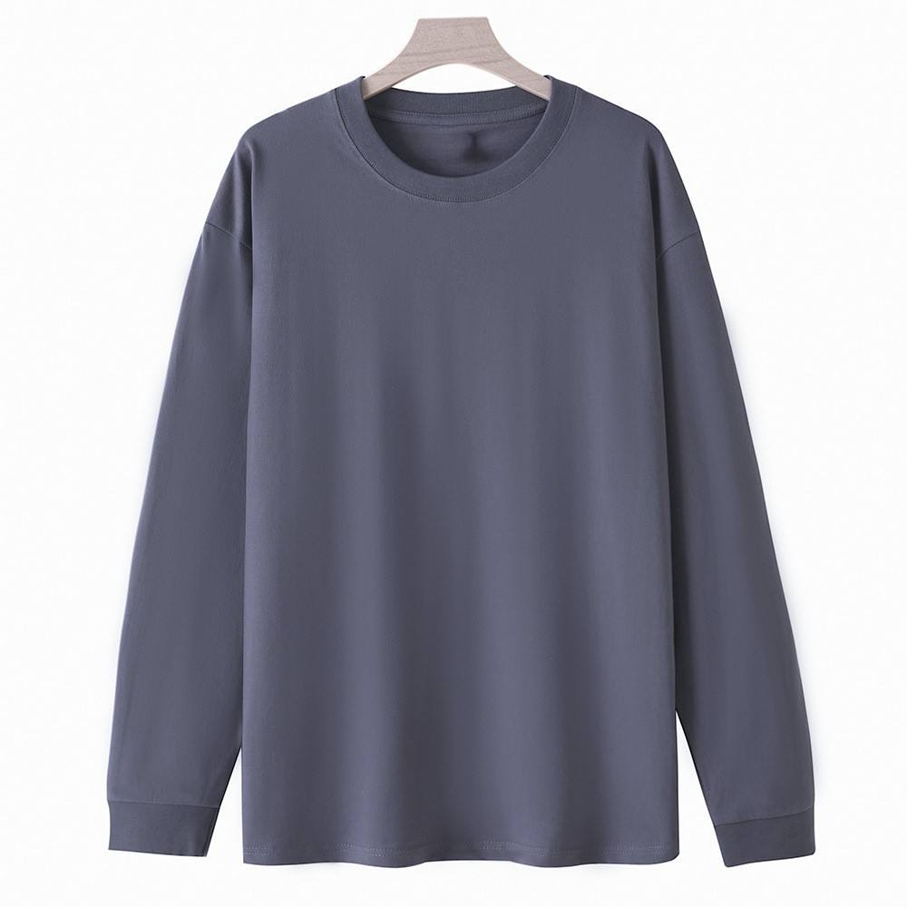 Solid Color Ribbed Gray