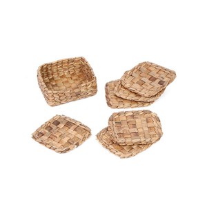 Buy Hot Selling Rattan <b>Woven</b> Square <b>Coasters</b> Handcrafted <b>Woven</b> Jute Wicker Drink <b>Coasters</b> Dining Table Mat Heat Resistant - Product Image 6