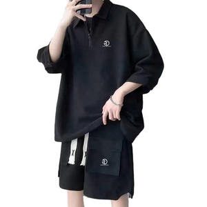 Custom Checks Men Casual 100% Polyester <b>Shorts</b> <b>Sets</b> <b>Short</b> Sleeve <b>T</b> <b>Shirt</b> Solid Wash Tracksuit <b>Set</b> Men's 2 Pieces <b>Sets</b> - Product Image 3