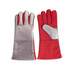 ถุงมือเชื่อมหนังสำหรับผู้ชายถุงมือทำงานกลางแจ้งระบายอากาศได้ดีสำหรับฤดูร้อน - Product Image 5