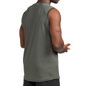 เสื้อกล้ามทรงสลิมฟิต ผ้ายืดคุณภาพสูง ใส่สบายสำหรับฤดูร้อน  รับสกรีนโลโก้ เสื้อวิ่งแขนกุดสำหรับผู้ชาย ลดราคาพิเศษ - Product Image 6