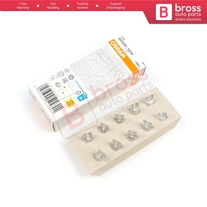 BHL594 Pack de 10 ampoules transparentes 2825 W5W 12V Série ORIGINAL - Product Image 2
