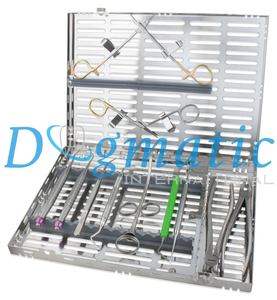 Juego de 11 Instrumentos Dentales Manuales Reutilizables para Implantes de Composite con Estuche de Acero Inoxidable - Product Image 3