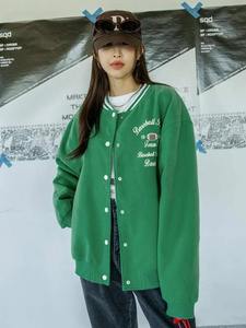 OEM-Chaqueta de lana personalizada para hombre, chaqueta de béisbol con cuerpo y mangas bordadas - Product Image 5