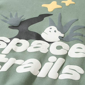 เสื้อฮู้ดสีล้วนสำหรับฤดูหนาวพิมพ์ลายพัฟกำหนดเองได้ - Product Image 6