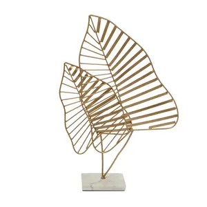 Escultura de Lobo de Aluminio Chapado en Oro de Calidad de Exportación, Figura Decorativa con Tema de Amor, Regalo, Decoración de Mesa, Llamada de Liderazgo, Pulida - Product Image 4