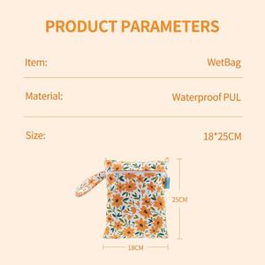 Bolsa de baño <span class=keywords><strong>impermeable</strong></span> para niños con bolsillo para cochecito, bolsa húmeda Popular para pañales de bebé con Ziapper Swim Wuit Bag - Product Image 3