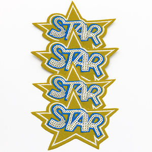 Patchs de broderie de mode patchs de broderie de vêtement personnalisés fabriqués en tissu pour vêtements - Product Image 6