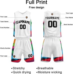 Profession uniforme de basket-ball personnalisé de haute qualité vêtements de basket-ball bas quantité minimale de commande - Product Image 2