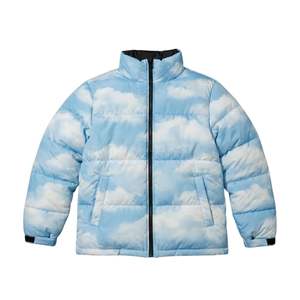 Veste matelassée camouflage marron clair pour homme, veste d'hiver chaude rembourrée, motif désert, vêtements de rue tendance, veste d'extérieur - Product Image 3