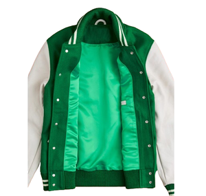 Veste universitaire de football pour hommes brodée sur mesure Style Letterman bon marché hiver décontracté CollegeBaseballjacket pour hommes - Product Image 3