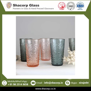 Vaso para beber victoriano hecho a mano con patrón de color sólido al por mayor de proveedor indio - Product Image 2