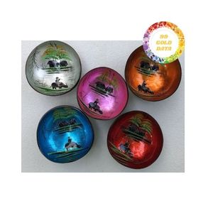 Tazón de Cáscara de Coco de Vietnam, Apto para Servir Aperitivos Secos, Arroz, Verduras y Artículos Pequeños en el Hogar o en Restaurantes - Product Image 6