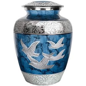 Urnas funerarias de calidad para cenizas, urna de cremación de Metal para cenizas humanos, de calidad de exportación india, disponible a precio asequible - Product Image 5