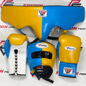 ชุดอุปกรณ์ฝึกซ้อมมวยสีเขียวคุณภาพพรีเมียมระดับมืออาชีพ สำหรับการแข่งขัน รับผลิตแบบ OEM พร้อมสกรีนโลโก้ อุปกรณ์ป้องกันสำหรับการฝึกซ้อมศิลปะการต่อสู้และคิกบ็อกซิ่ง - Product Image 2