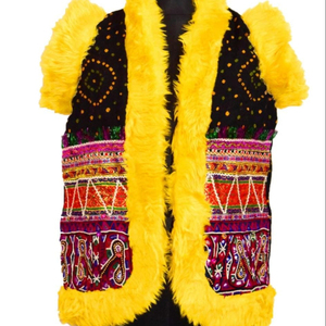 แจ็คเก็ต Banjara Bohemian Short Party,แจ็คเก็ตใส่กับขน Faux - Product Image 1