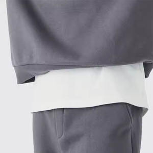 Chándal acampanado para hombre, ropa de calle con gráfico 3D Puff Print Stacked Sweatsuit Raw Hem Cut Edge Hoodie Jogger, conjunto de pantalones de chándal, lavado ácido - Product Image 5