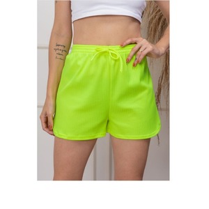 Nuevos pantalones cortos para mujer, pantalones cortos informales de lino y algodón de verano, pantalones cortos de cintura media, ropa de calle de moda para mujer, pantalones cortos exportados desde BD - Product Image 4