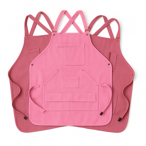 Tablier de cuisine en toile de coton pour la pâtisserie, design tendance, avec sangle réglable - Product Image 4