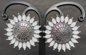 Bulk Selling Earrings <b>Set</b> with Silver Plated Fashionable Earrings <b>Jewelry</b> for Women Wear by <b>Indian</b> Exporters - Product Image 4