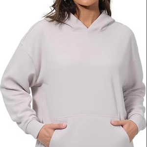 Sudadera cálida de lana suave para mujer Ropa de invierno Sudadera con capucha con cremallera de moda - Product Image 1