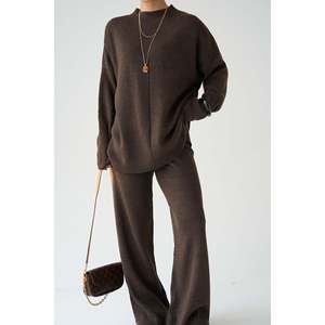 Coffee Melange <b>Knit</b> <b>Set</b> - Product Image 2