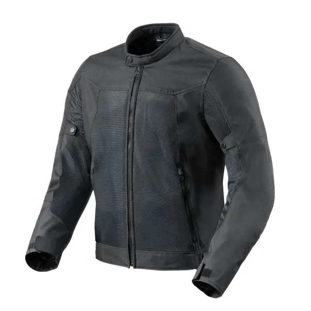 Veste en cuir respirante de moto de mode veste de moto en cuir véritable de style d'équitation personnalisable pour les motards