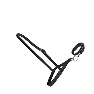 Noseband en nylon noir de qualité supérieure arrimage à sangle réglable culotte d'entraînement de cheval Western équitation baril course rodéo contrôle - Product Image 6