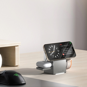 Zeehoo-cubetrick X stasiun pengisian daya nirkabel 3-in-1 Versi Sam-colokan AS - Product Image 6