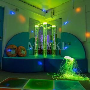 Tube à bulles Mayki Sofa Concert Stimulation Calming Tube Water Column Colorful Changing Led Fiber Optic Sensory Room Bubble Tubes - Product Image 1
