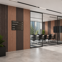 Panneau mural cannelé WPC directement de l'usine, revêtement composite bois éco-responsable durable pour les grossistes mondiaux