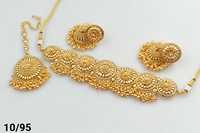 ENSEMBLE DE BIJOUX INDIENS TRADITIONNELS ET À LA MODE EN CUIVRE ENSEMBLE DE BIJOUX DE MARIAGE POUR FEMMES BOUCLES D'OREILLES ET COLLIER