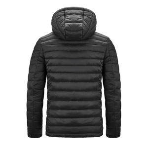 Vente en gros de doudounes matelassées pour hommes, légères, chaudes, d'hiver, grande taille, doudoune à bulles, logo personnalisé, livraison DDP - Product Image 3