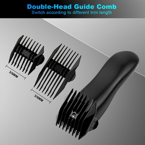 IPX7 étanche corps aine tondeuse <span class=keywords><strong>à</strong></span> cheveux dissolvant boules d'aine cheveux hommes tondeuse corps tondeuse avec lumière led noir - Product Image 6