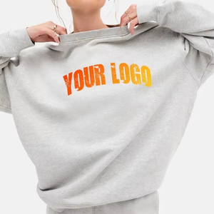 Sudadera de Forro Polar Premium para Mujer, Estilo Urbano de Invierno, Suave, Cálida, Holgada, con Diseño Moderno, Servicio de Personalización Frontal de Marca, Precio Bajo - Product Image 1