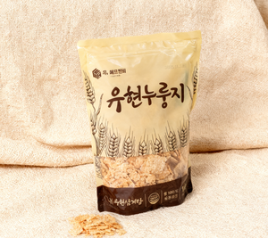 Croustilles de riz croustillantes traditionnelles de Nurungji coréen sain Riz rôti authentique pour les garnitures de soupe et les pauses thé - Product Image 1