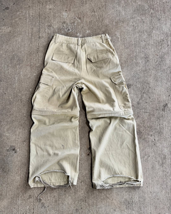 กางเกงวินเทจเอวขากว้างผ้าฝ้ายหลายกระเป๋าซักได้ตามต้องการซักได้ซักได้ - Product Image 4