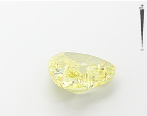 2.08CT ตัดรูปหัวใจสีเหลืองแบบแฟนซี VS ห้องทดลองปลูกด้วยเพชรที่ได้รับการรับรองจาก HPHT CVD เทคนิคตกแต่งหัวใจสีเหลืองสวยงาม - Product Image 3