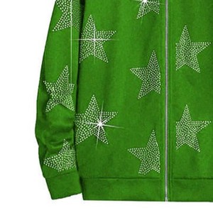 Sweats à capuche pour hommes avec impression numérique Hommes avec strass Nouveau design Top tendance Bon marché Respirant Rhinestones Sweats à capuche pour hommes avec les meilleures choses - Product Image 4