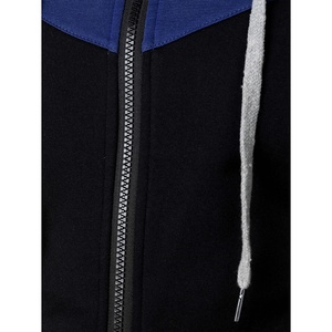 เสื้อฮู้ดซิปโพลีเอสเตอร์ใส่ได้ทั้งชายและหญิงเสื้อกันหนาวมีฮู้ดสำหรับผู้ชายในฤดูใบไม้ผลิผลิตจากผ้าฟลีซผลิตตามสั่ง100% - Product Image 5