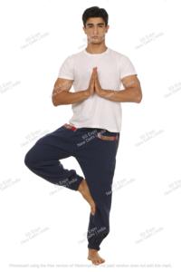 Pantalones de chándal de verano ligeros estilo lona informales para hombre 100% algodón Hopper Straight Harem High Baggy Cotton Flare Ins - Product Image 6