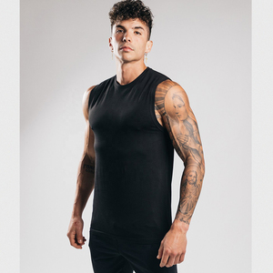 Wholesale Custom Logo Size Color <b>Mens</b> Tank Tops Fitness Sportswear Outwork Sleeveless <b>Singlet</b> <b>Men</b> - Product Image 2