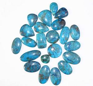 Lot en gros de cabochon shattuckite fait à la main en quartz naturel de forme et de taille mélangées pour la fabrication de bijoux - Product Image 1