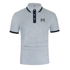 2025 nouveau style hommes pour Polo T-Shirt séchage rapide respirant à manches courtes en polyester doux/coton - Product Image 1