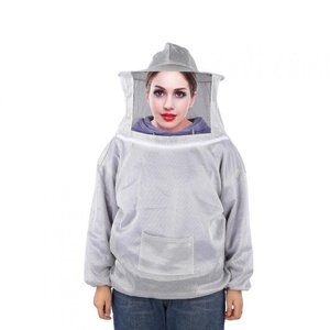 Traje de apicultura de algodón de alta calidad, hecho a medida, mangas largas, ventilación, característica anticorte, ropa de seguridad, servicio OEM de Pakistán - Product Image 4