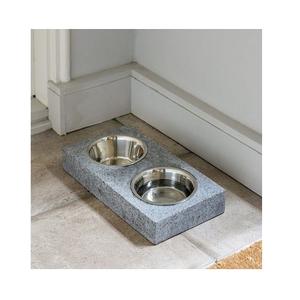 Cuenco de comida de acero inoxidable para perros, decoración de color plateado, diseño clásico, cuenco de comida para perros para decoración del hogar y el jardín - Product Image 3