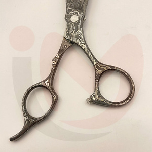 Ciseaux de coupe de styliste en acier inoxydable damas de 7.5 pouces Ciseaux de coiffure IMANS Outil de beauté tranchant pour l'application des cheveux - Product Image 2
