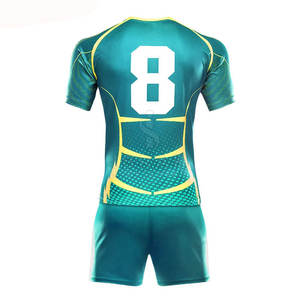 Tenue de rugby personnalisée, vêtements de sport, tissu respirant à séchage rapide pour hommes, idéal pour l'entraînement et les matchs professionnels - Product Image 2